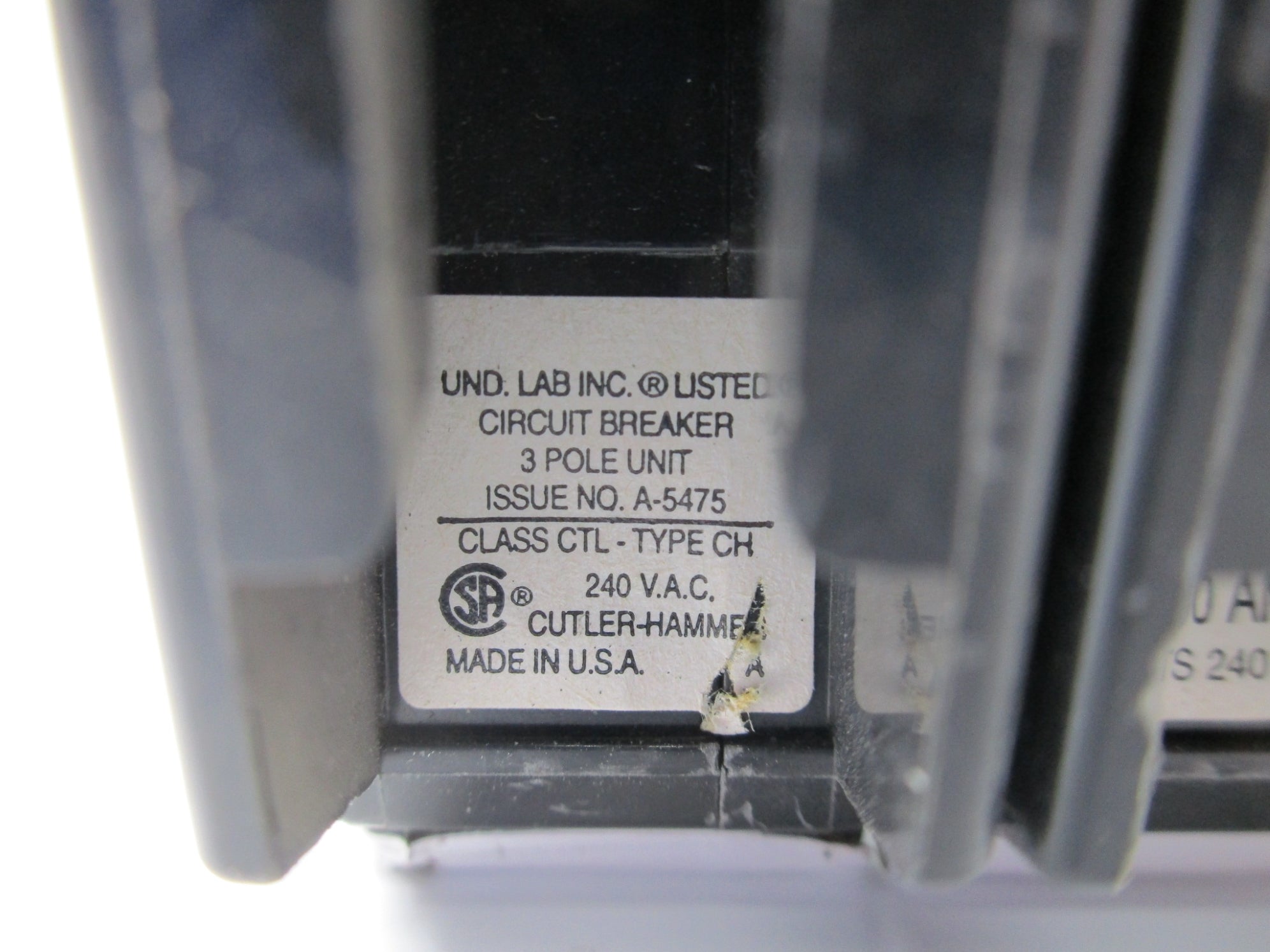 CUTLER HAMMER CH320 20A 240VAC NSNP