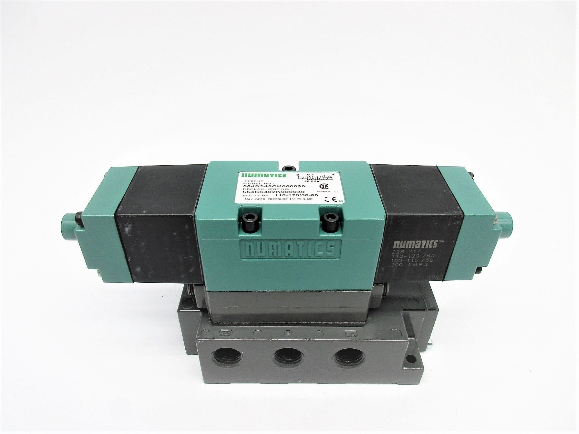 NUMATICS 554SS43CK000030 110/120V NSNP