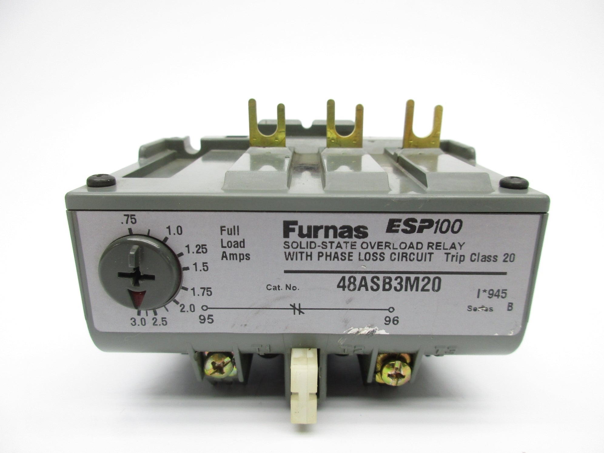 FURNAS 48ASB3M20 SER. B .75-3.0A UNMP