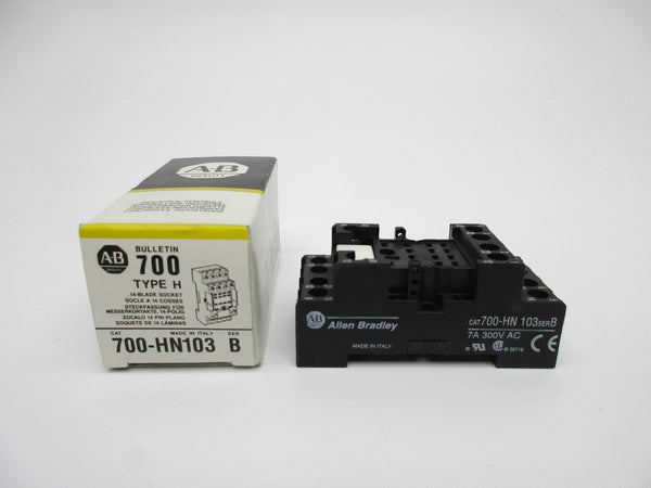 ALLEN BRADLEY 700-HN103 SER. B 300VAC 7A (BK/YL) NSMP