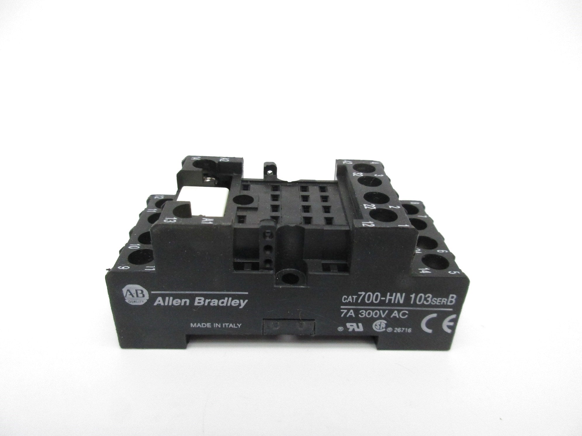 ALLEN BRADLEY 700-HN103 SER. B 300VAC 7A (BK/YL) NSMP