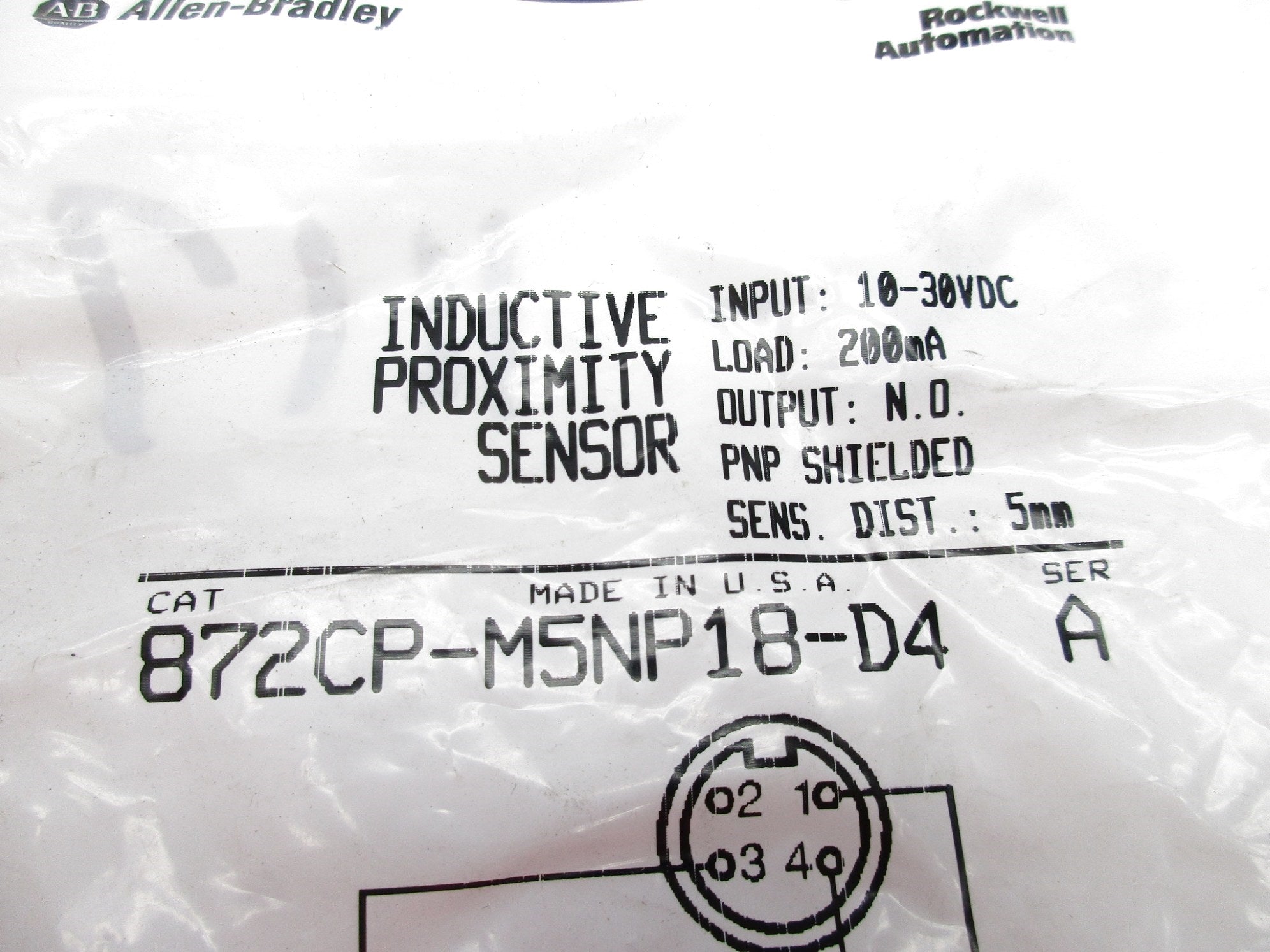 ALLEN BRADLEY 872CP-M5NP18-D4 SER. A NSMP