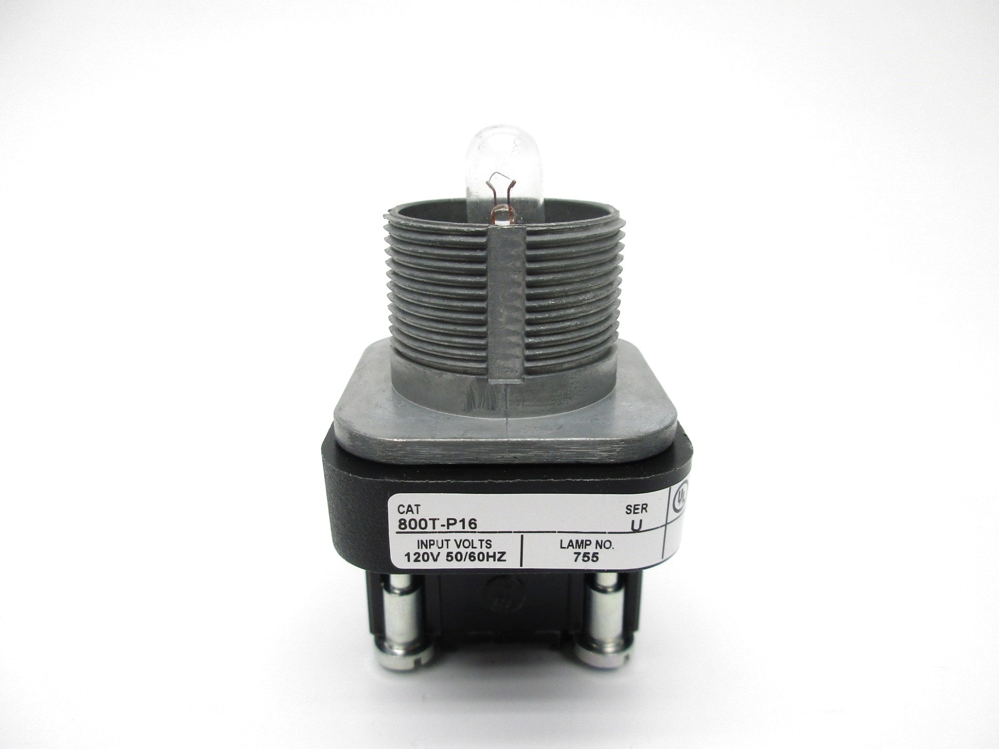 ALLEN BRADLEY 800T-P16 SER. U 120V (WH) NSMP