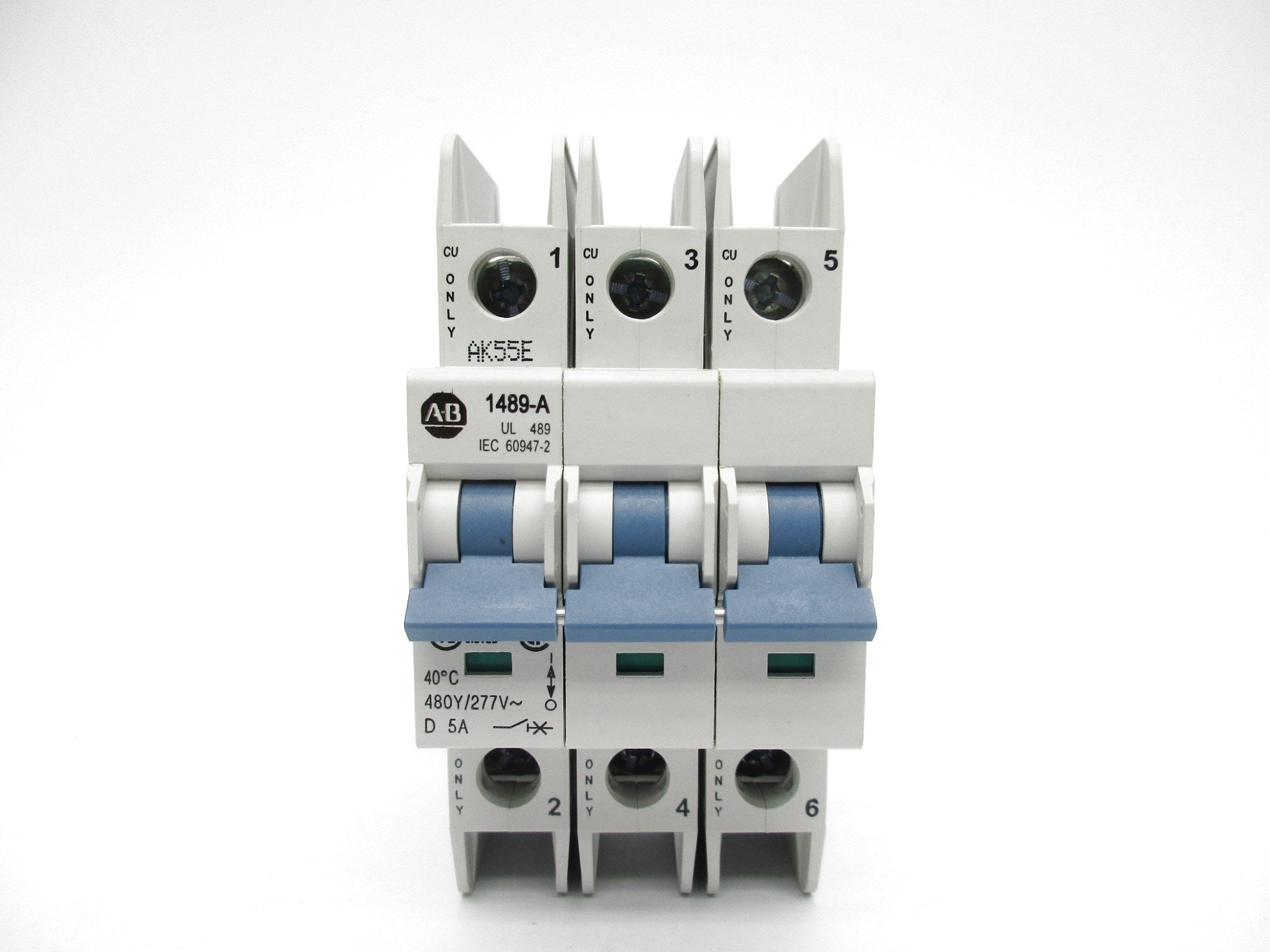 ALLEN BRADLEY 1489-A3D050 SER. A 480/277VAC 5A (WH) NSMP