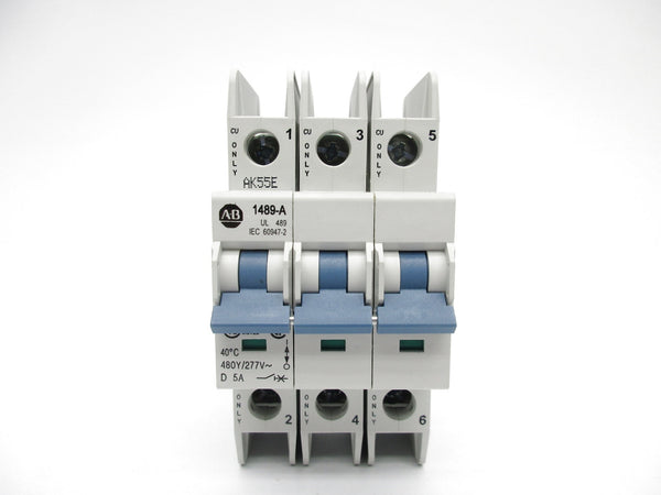 ALLEN BRADLEY 1489-A3D050 SER. A 480/277VAC 5A (WH) NSMP