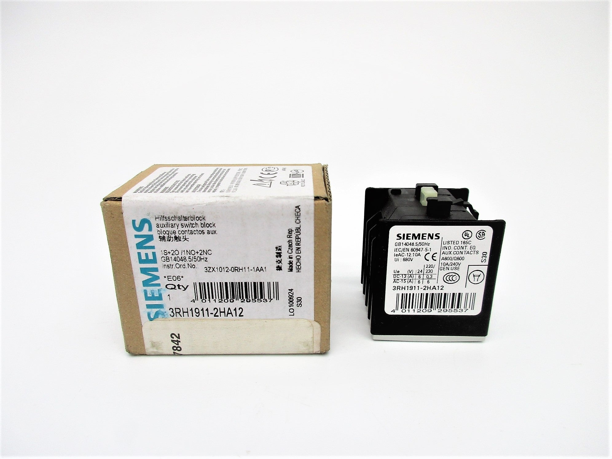 SIEMENS 3RH1911-2HA12 240V 10A NSMP