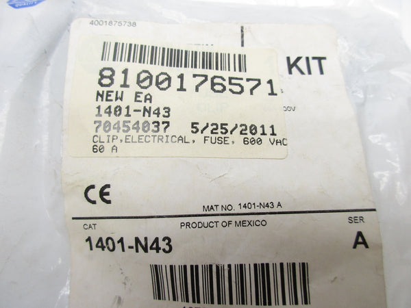 ALLEN BRADLEY 1401-N43 SER. A 600V 60A NSMP