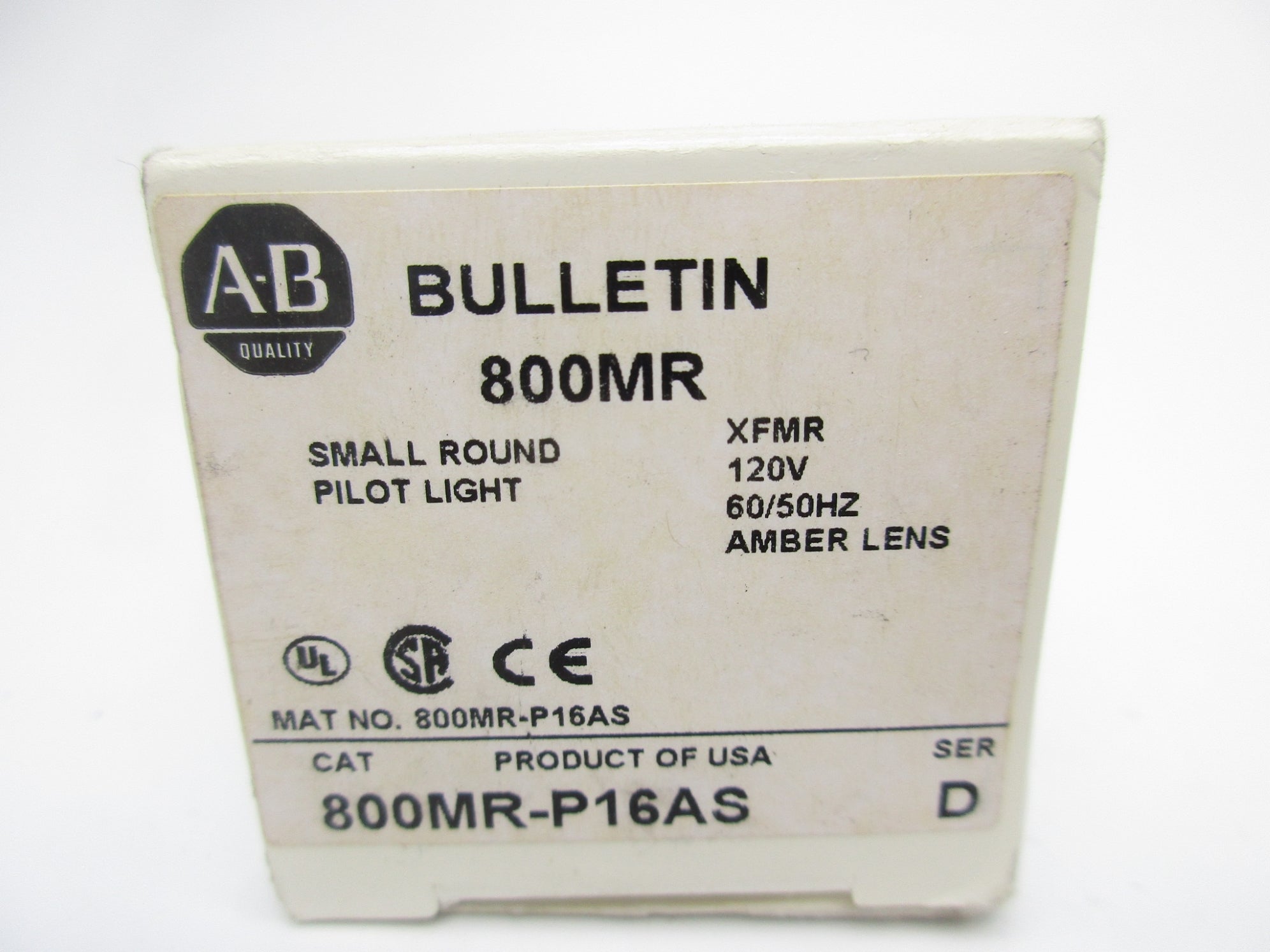 INDUSTRIAL SPARE PART 800MR-P16AS SER. D (WH) NSMP