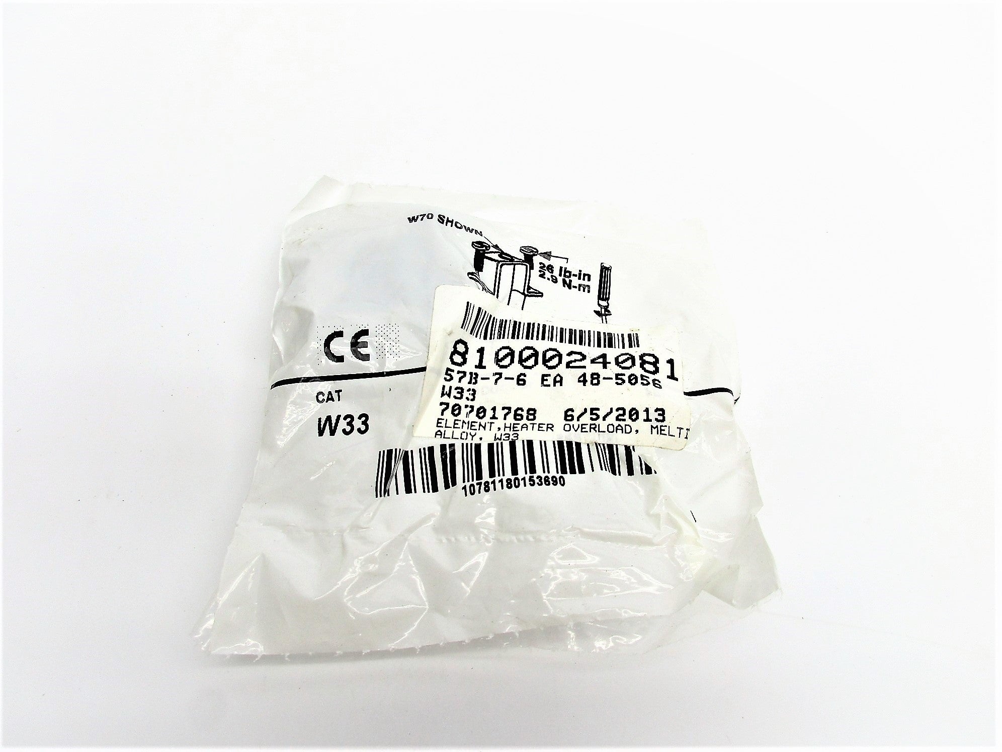 ALLEN BRADLEY W33 (WH) NSMP