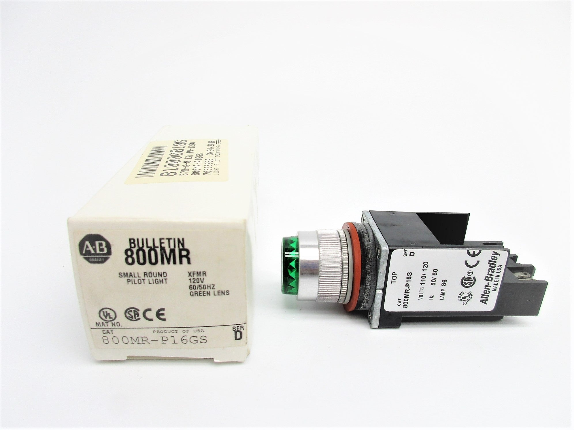 INDUSTRIAL SPARE PART 800MR-P16GS SER. D 110/120V (WH) NSMP