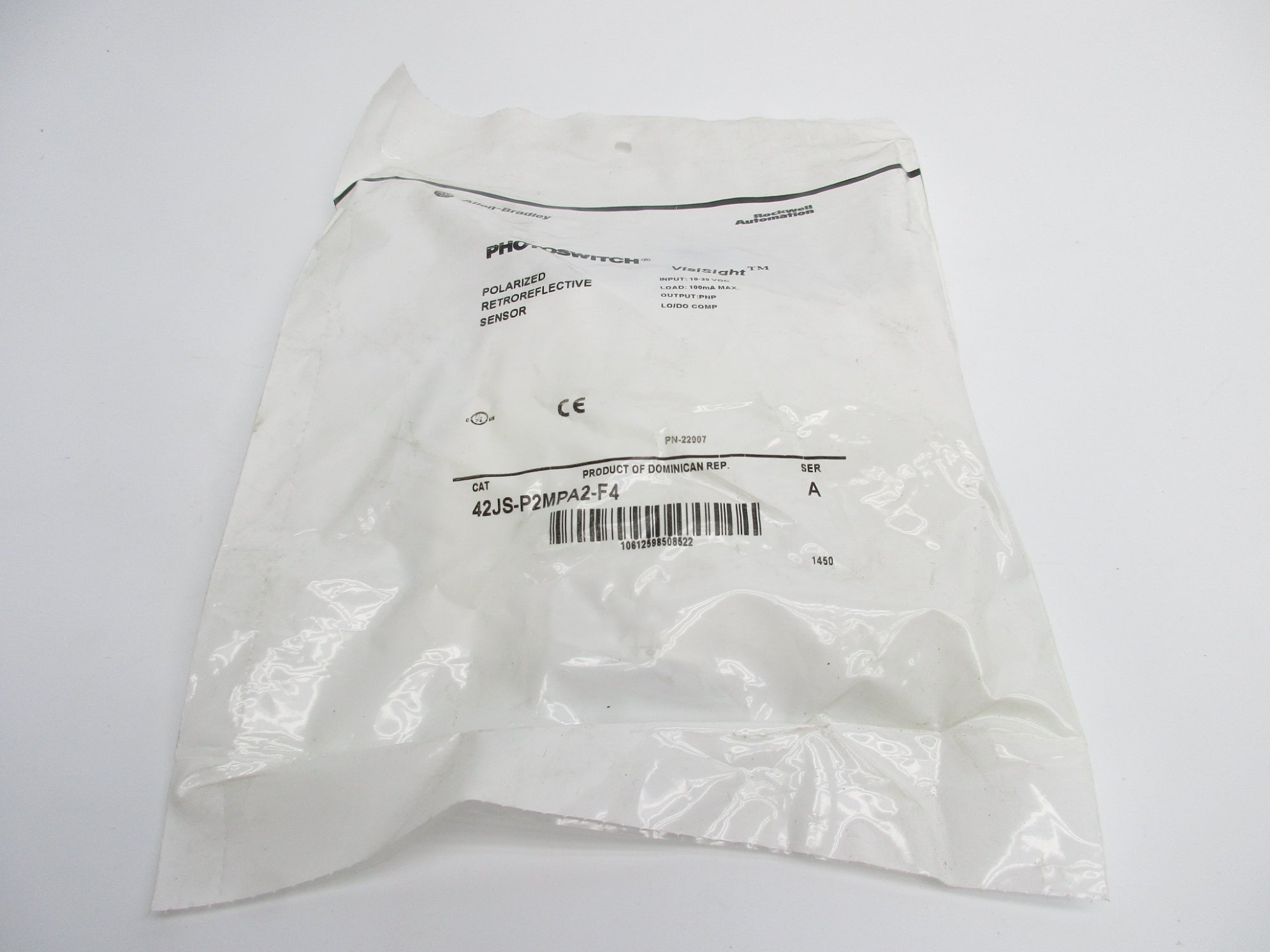ALLEN BRADLEY 42JS-P2MPA2-F4 SER. A NSMP