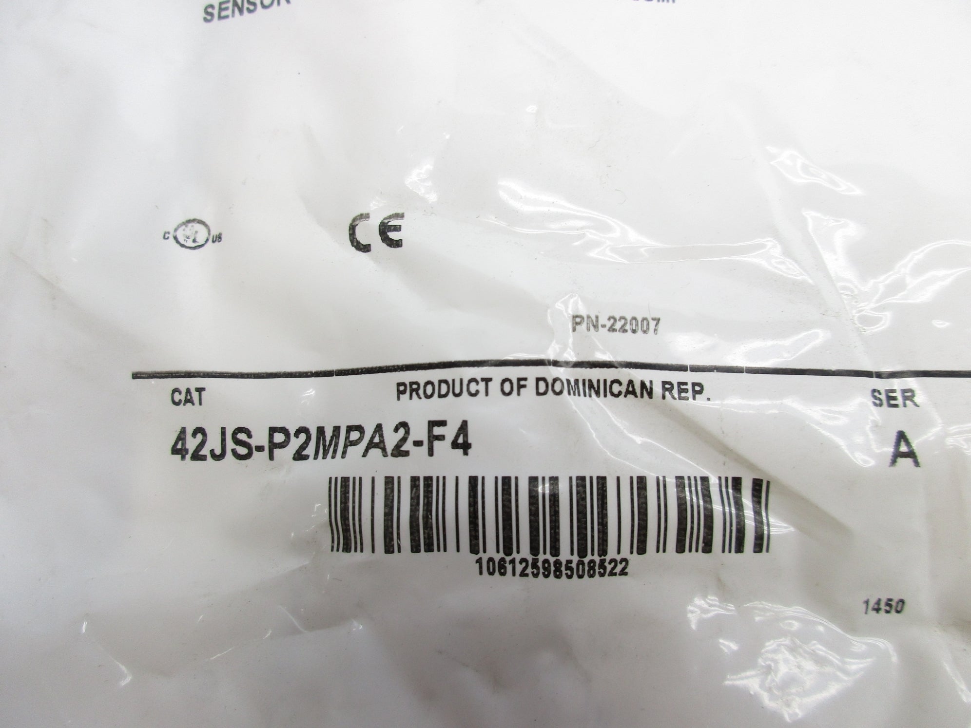 ALLEN BRADLEY 42JS-P2MPA2-F4 SER. A NSMP