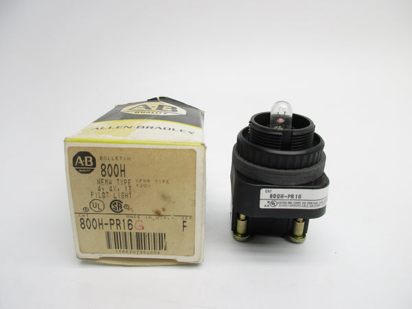 ALLEN BRADLEY 800H-PR16 SER. F (BK/YL) NSMP