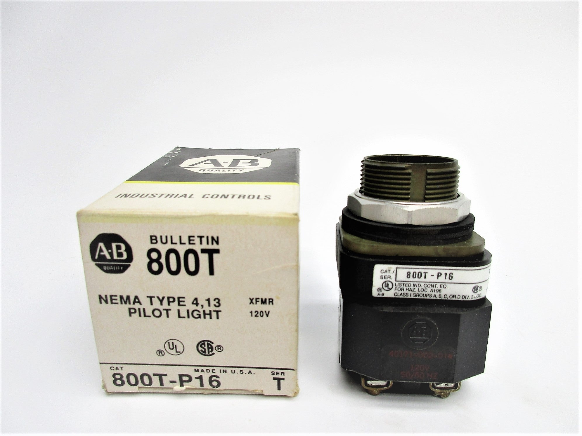 INDUSTRIAL SPARE PART 800T-P16 SER. T (BK/YL) (NO BULB) NSMP