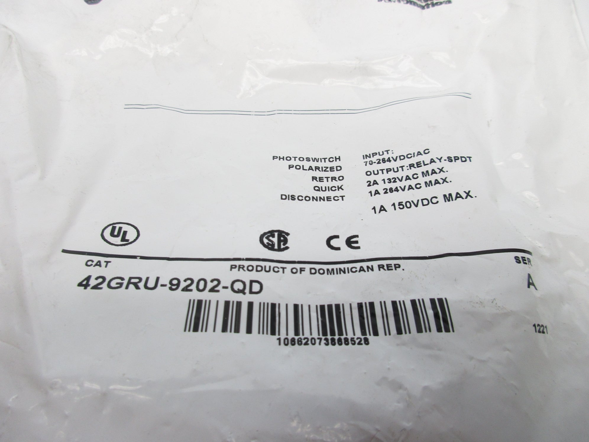 ALLEN BRADLEY 42GRU-9202-QD SER. A NSMP