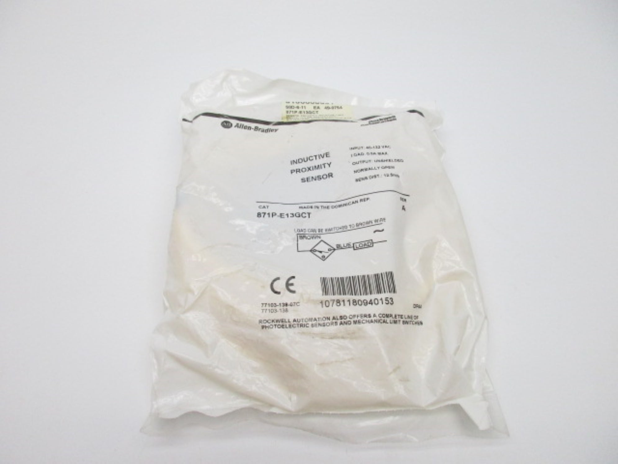 ALLEN BRADLEY 871P-E13GCT SER. A NSMP