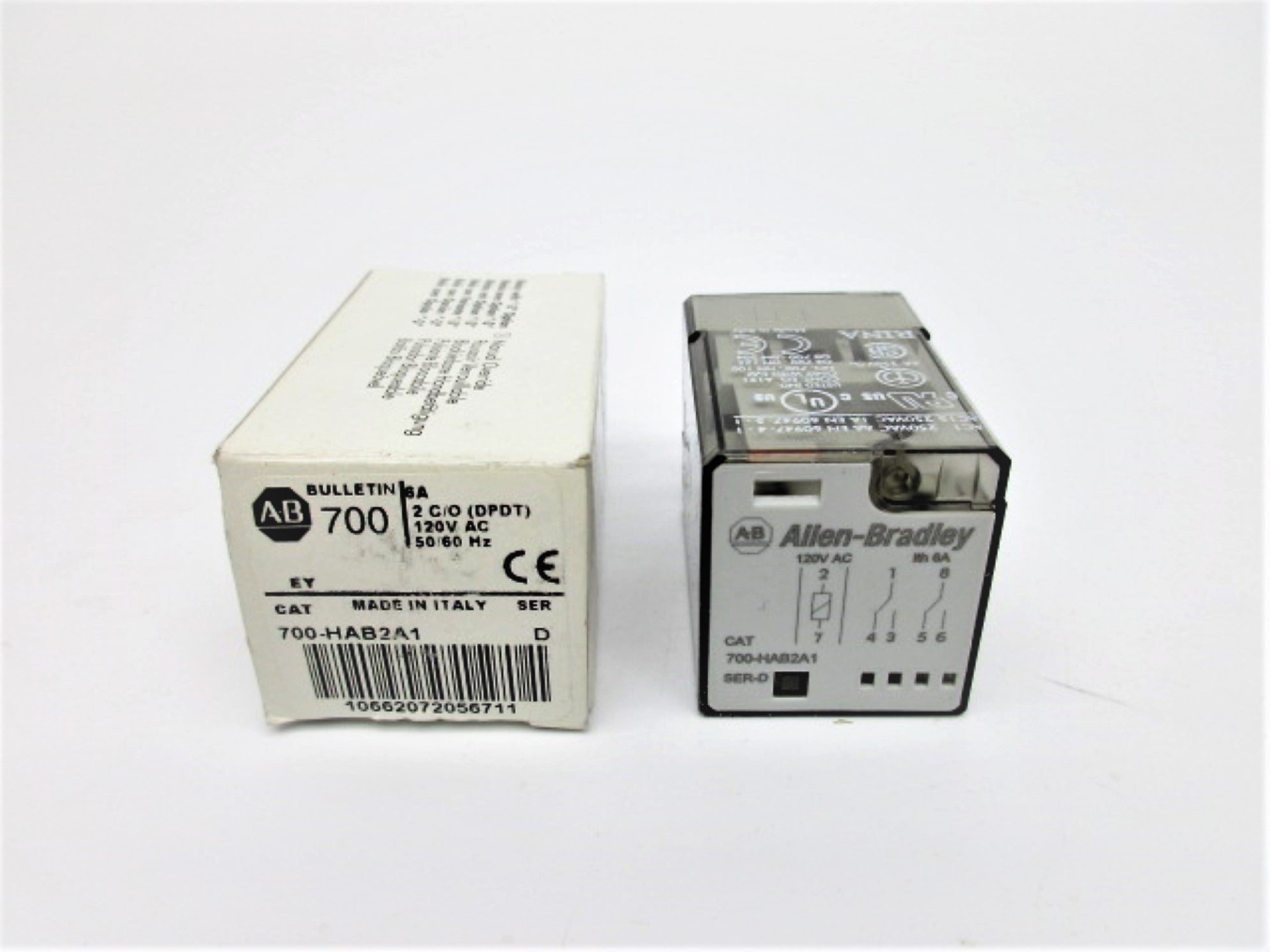 INDUSTRIAL SPARE PART 700-HAB2A1 SER. D 6A 120VAC (WH) NSMP