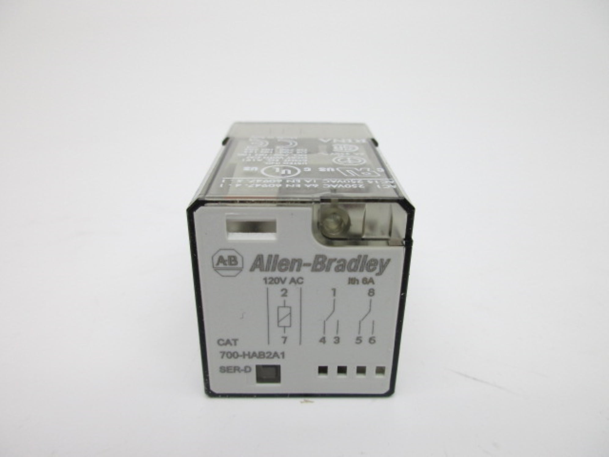 INDUSTRIAL SPARE PART 700-HAB2A1 SER. D 6A 120VAC (WH) NSMP