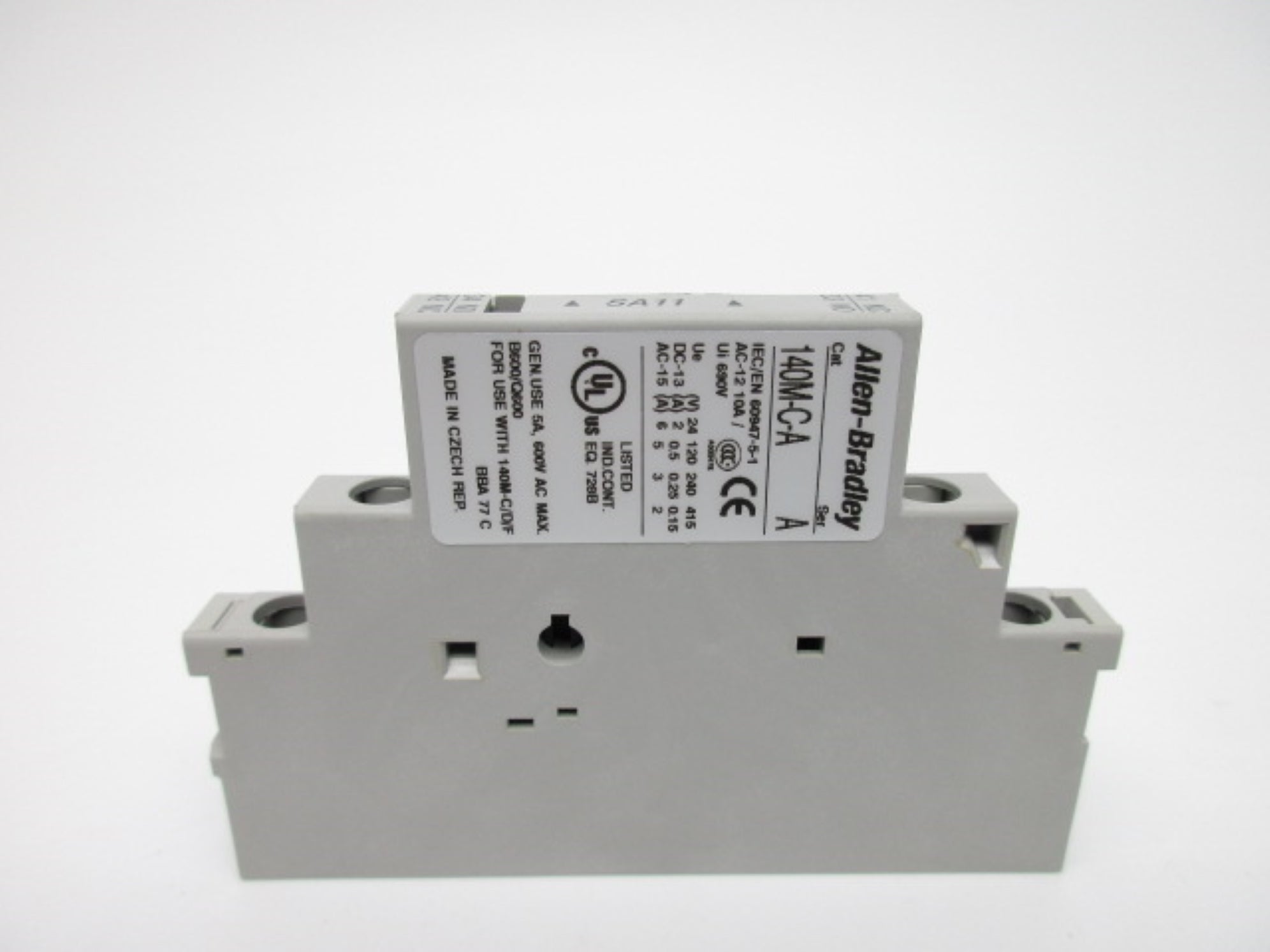 ALLEN BRADLEY 140M-C-ASA11 SER. A 600VAC 5A (BR/WH) NSMP