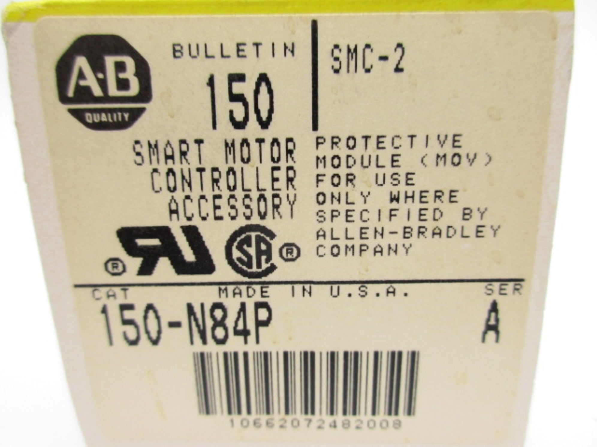 ALLEN BRADLEY 150-N84P SER. A (BK/YL) NSMP