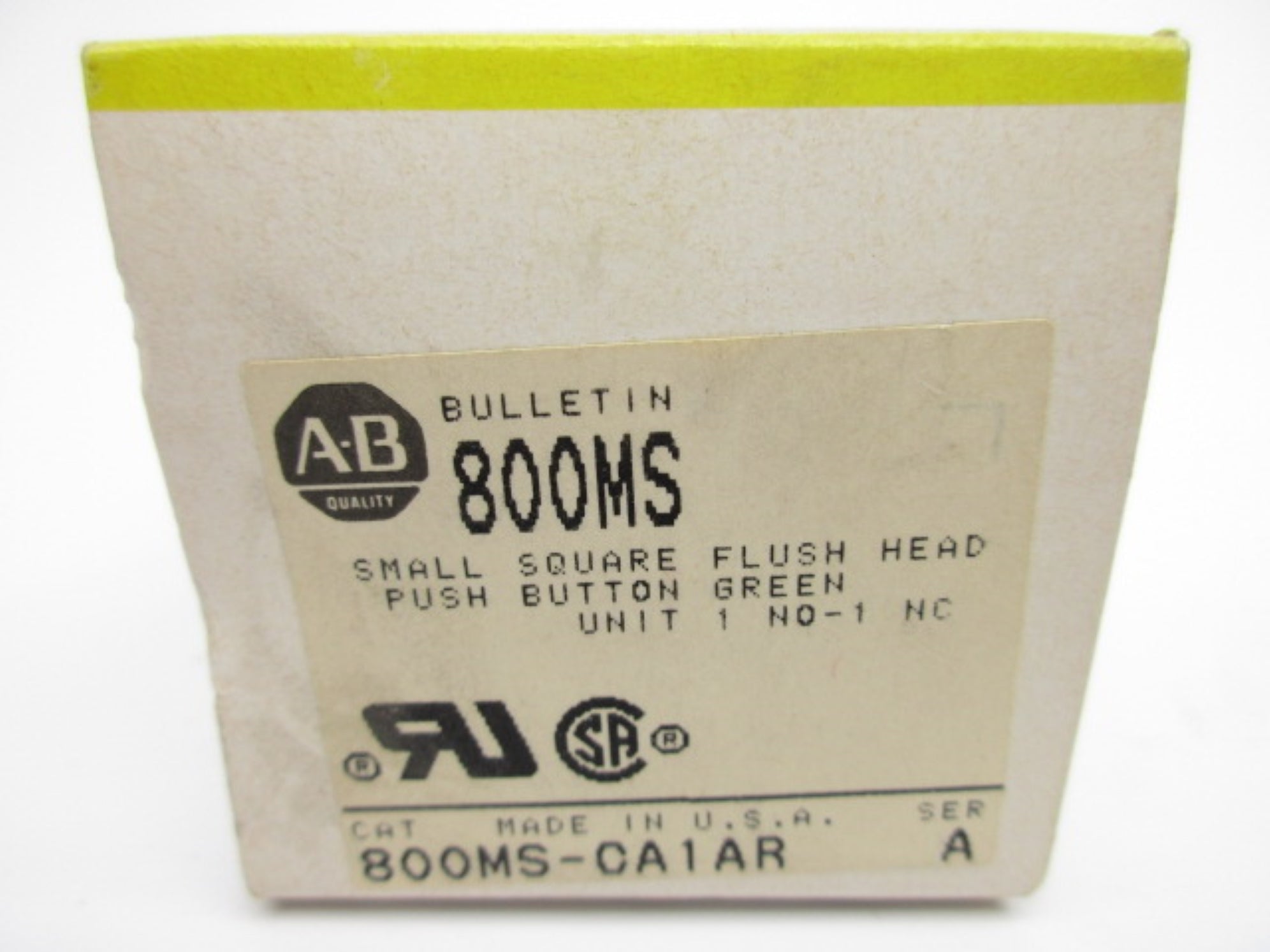 INDUSTRIAL SPARE PART 800MS-CA1AR SER. A (BK/YL) NSMP