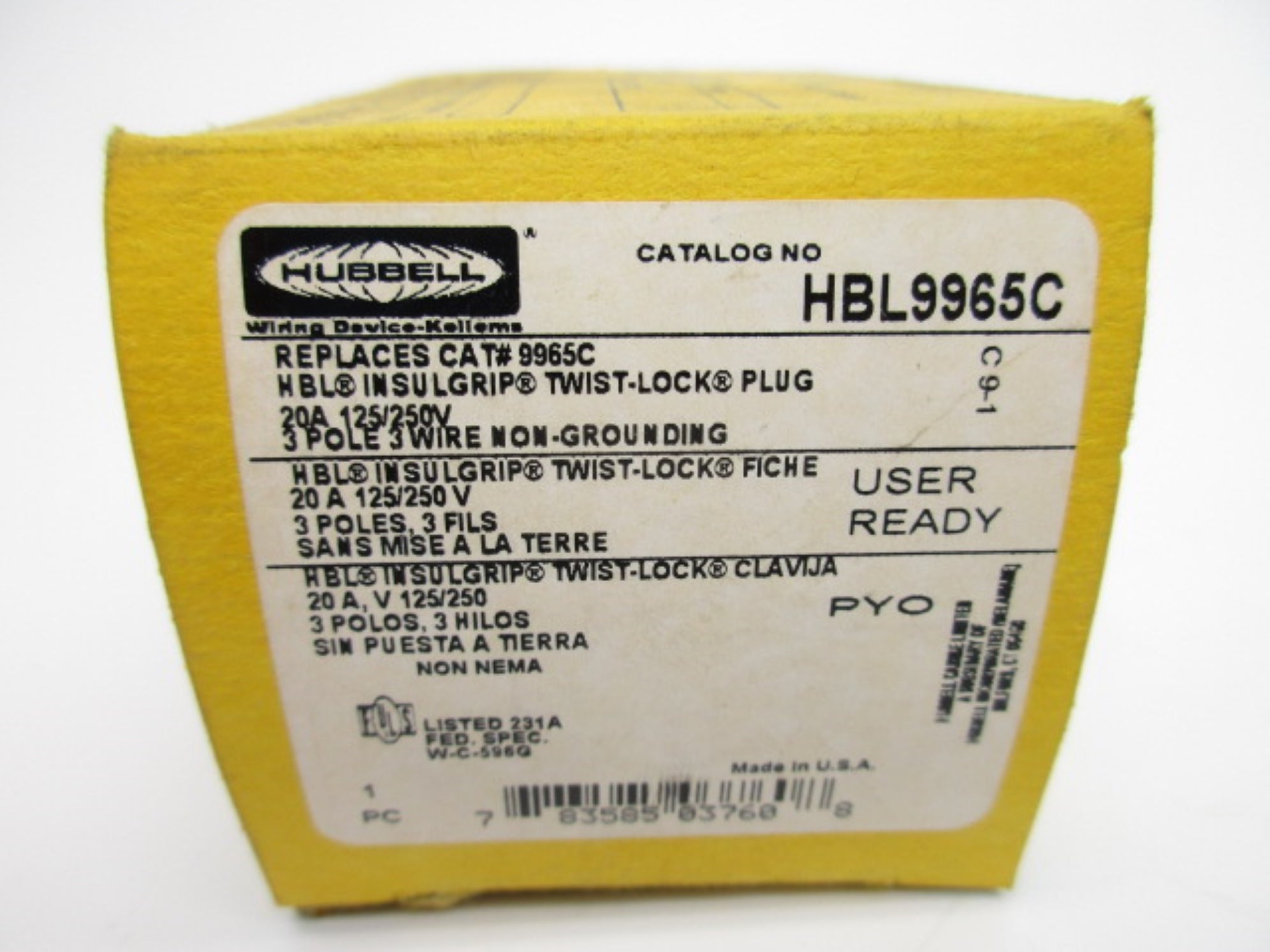 HUBBELL HBL9965C (AS PICTURED) NSMP
