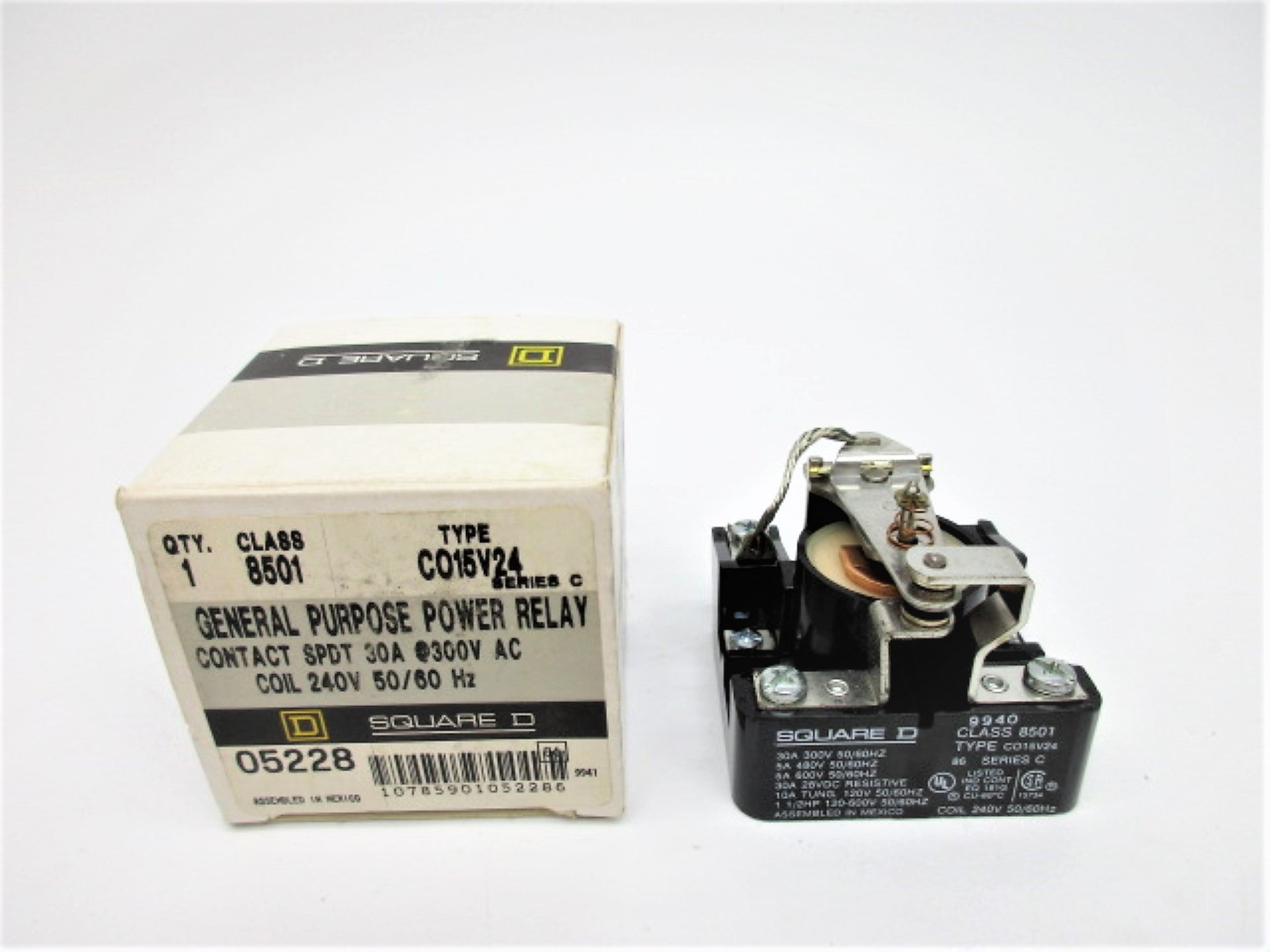 SQUARE D 8501CO15V24 SER. C 30A 300VAC NSMP