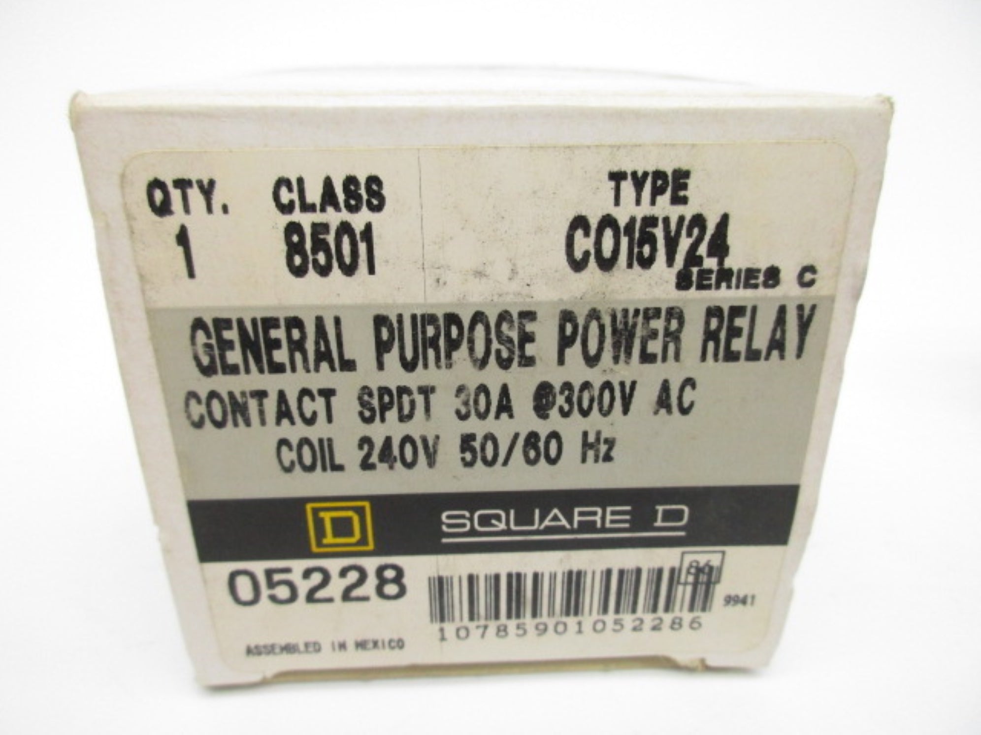SQUARE D 8501CO15V24 SER. C 30A 300VAC NSMP
