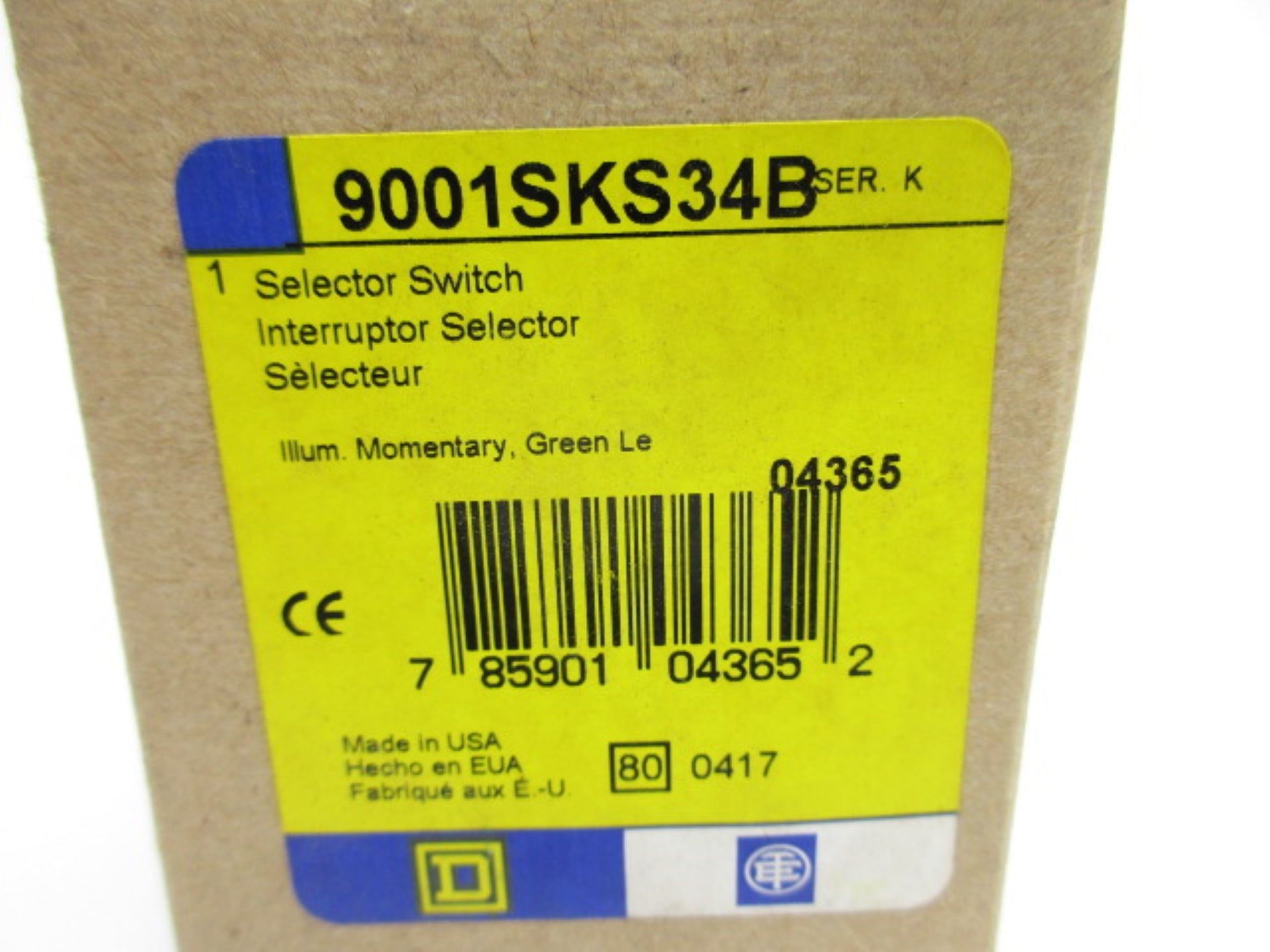 SQUARE D 9001SKS34B SER. K NSMP