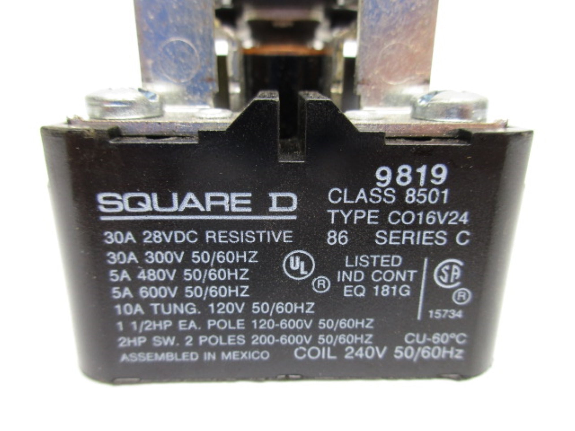 SQUARE D 8501CO16V24 SER. C 30A 28VAC NSNP