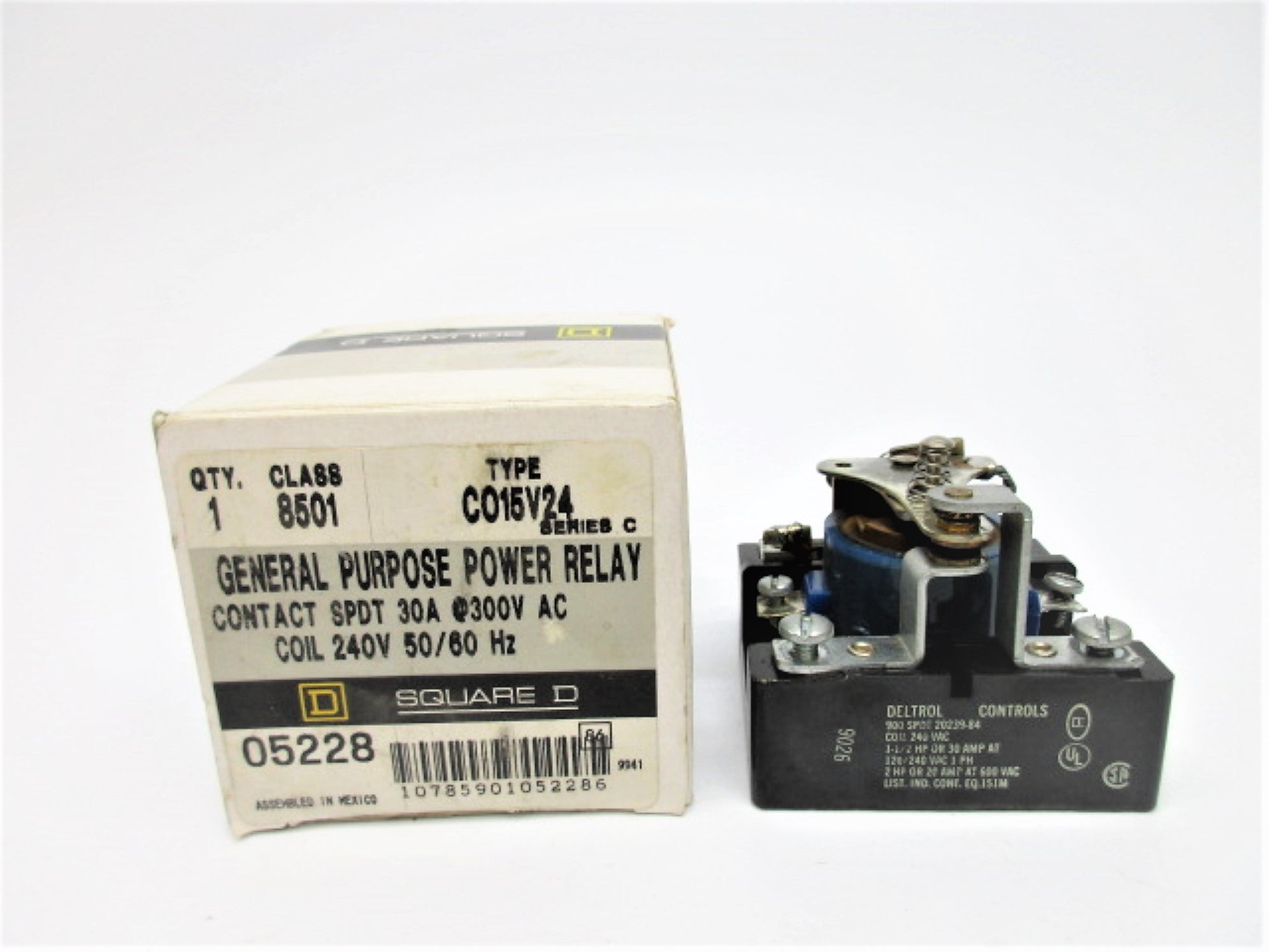 SQUARE D 8501CO15V24 SER. C 30A 300VAC NSMP
