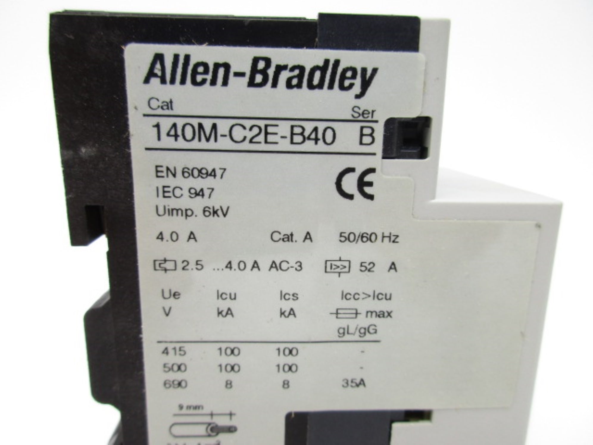 ALLEN BRADLEY 140M-C2E-B40 SER. B 690V 2.5-4.0A NSMP