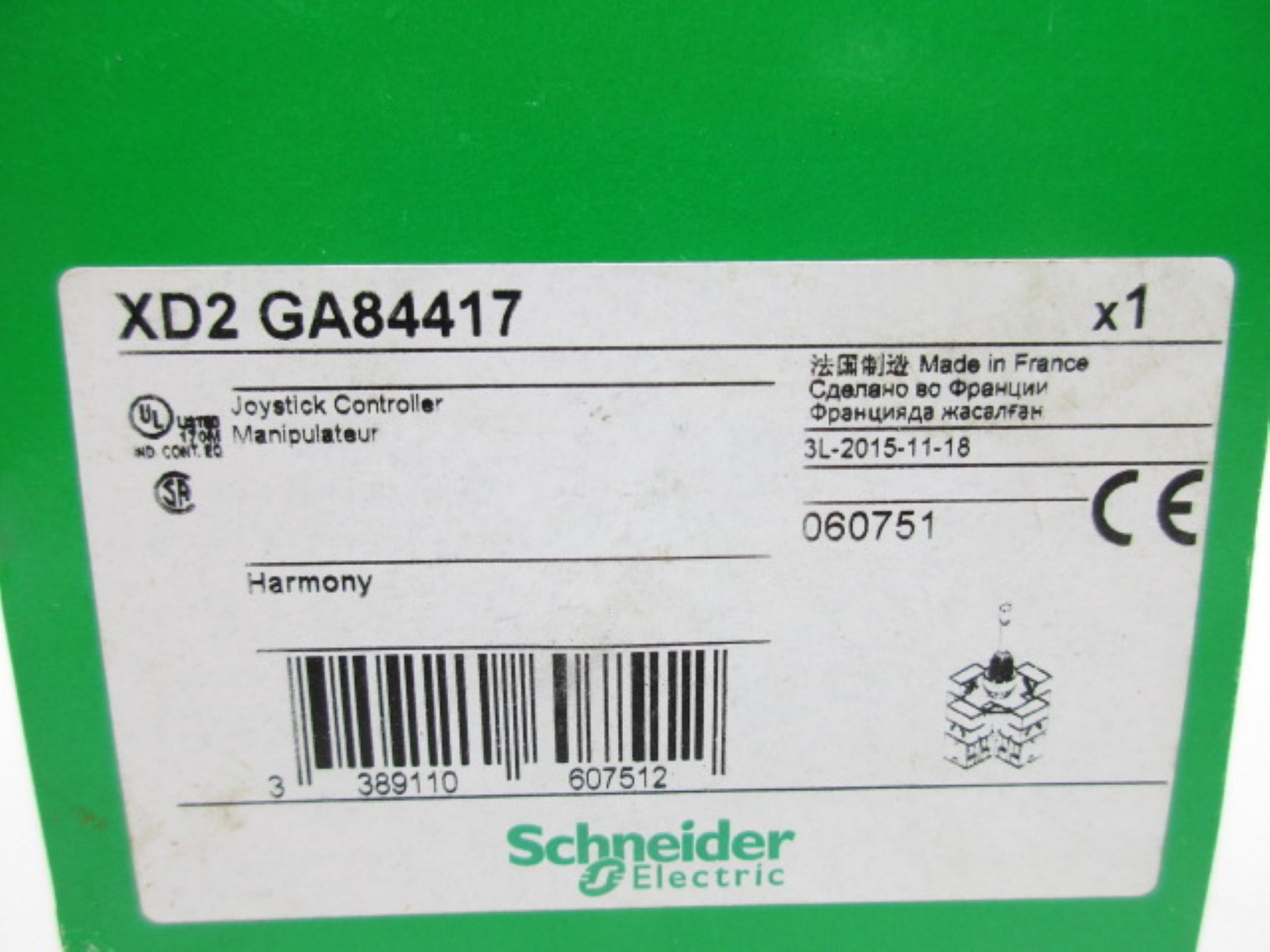 SCHNEIDER ELECTRIC XD2GA84417 NSMP