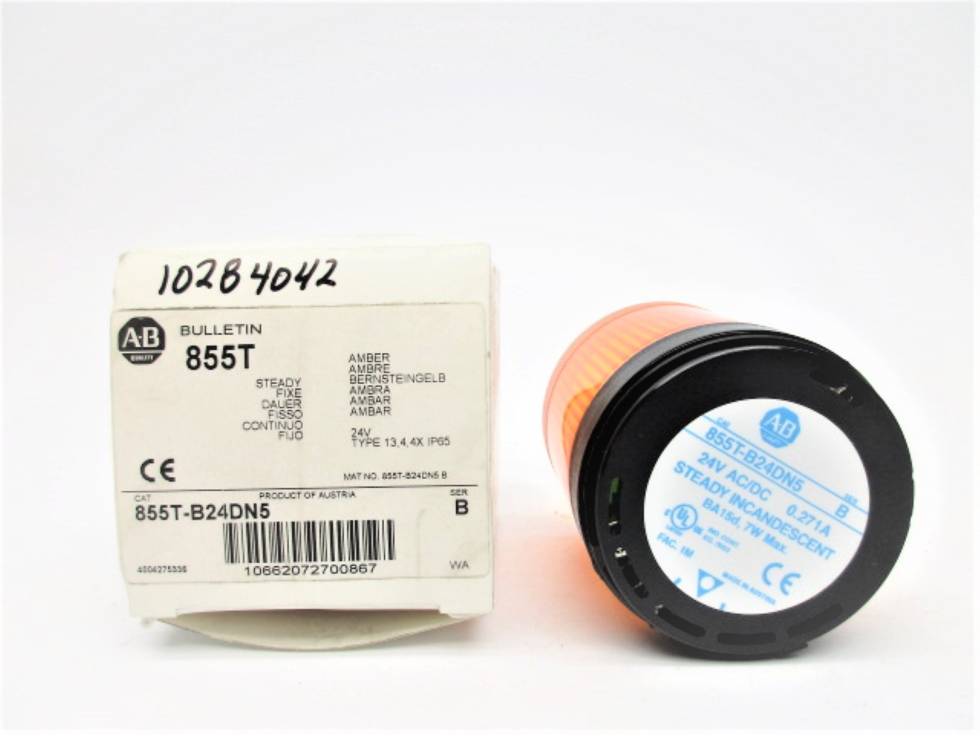 INDUSTRIAL SPARE PART 855T-B24DN5 SER. B 24VAC/DC 0.271A ( WH) NSMP