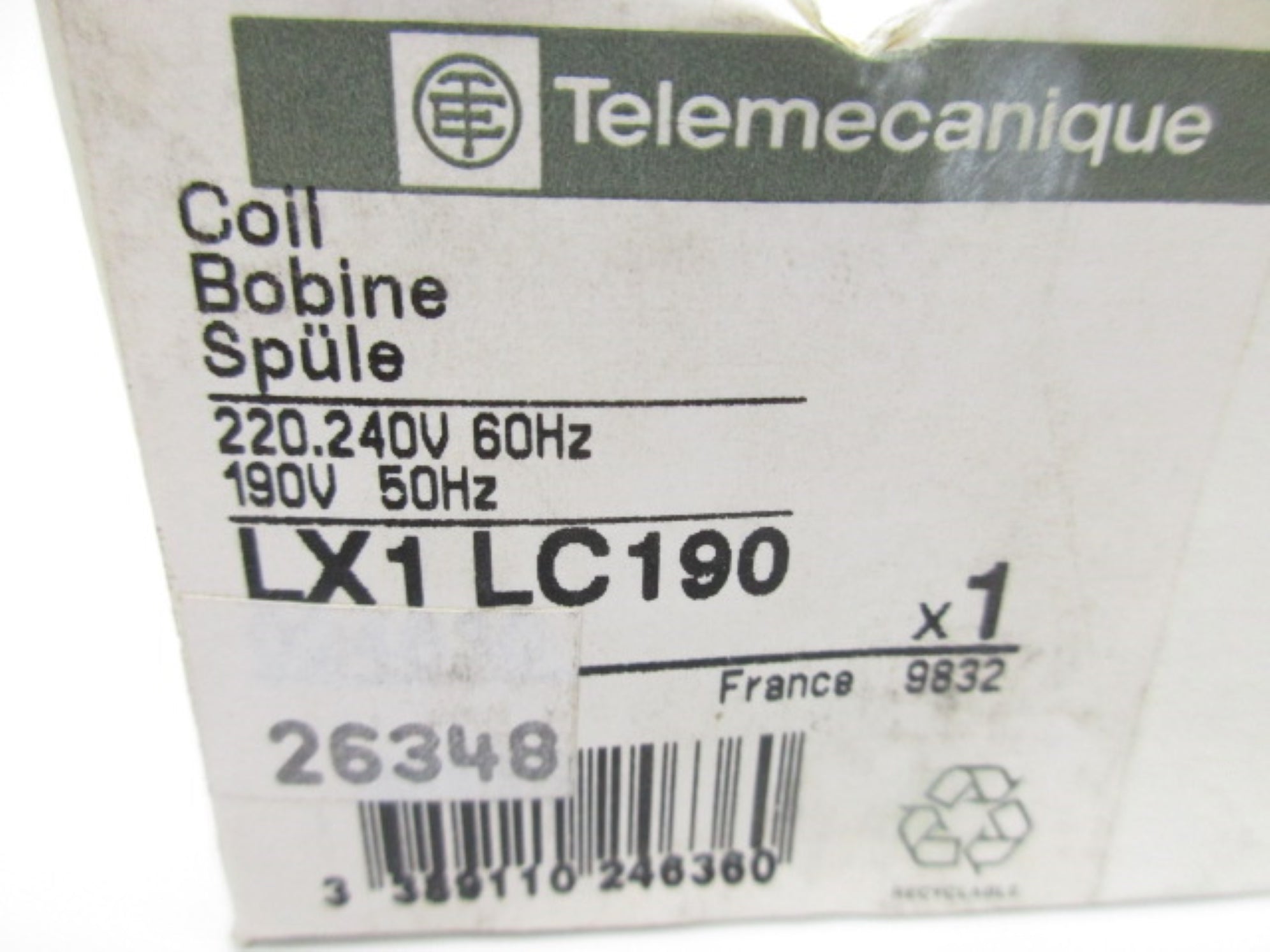 TELEMECANIQUE LX1LC190 NSMP