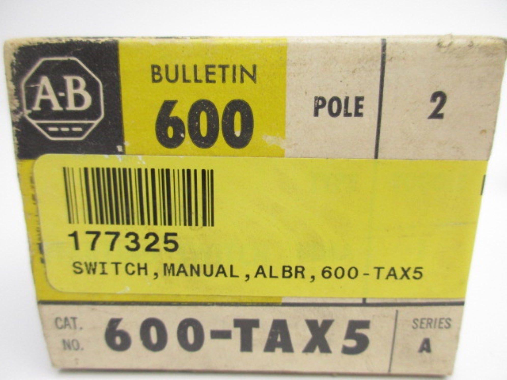 ALLEN BRADLEY 600-TAX5 SER. A (BK/YL) NSMP