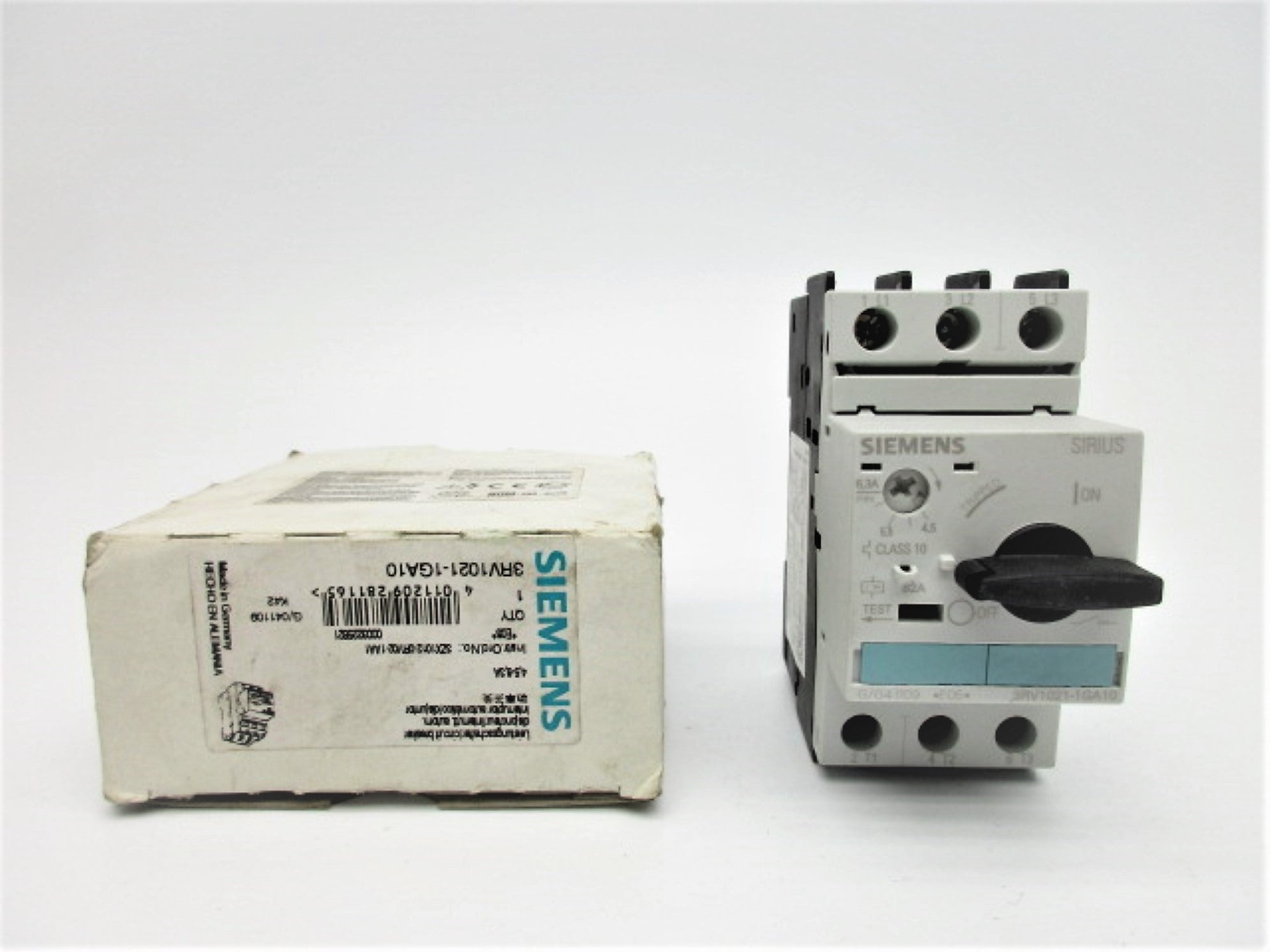 SIEMENS 3RV1021-1GA10 600V 4.5-6.3A NSMP