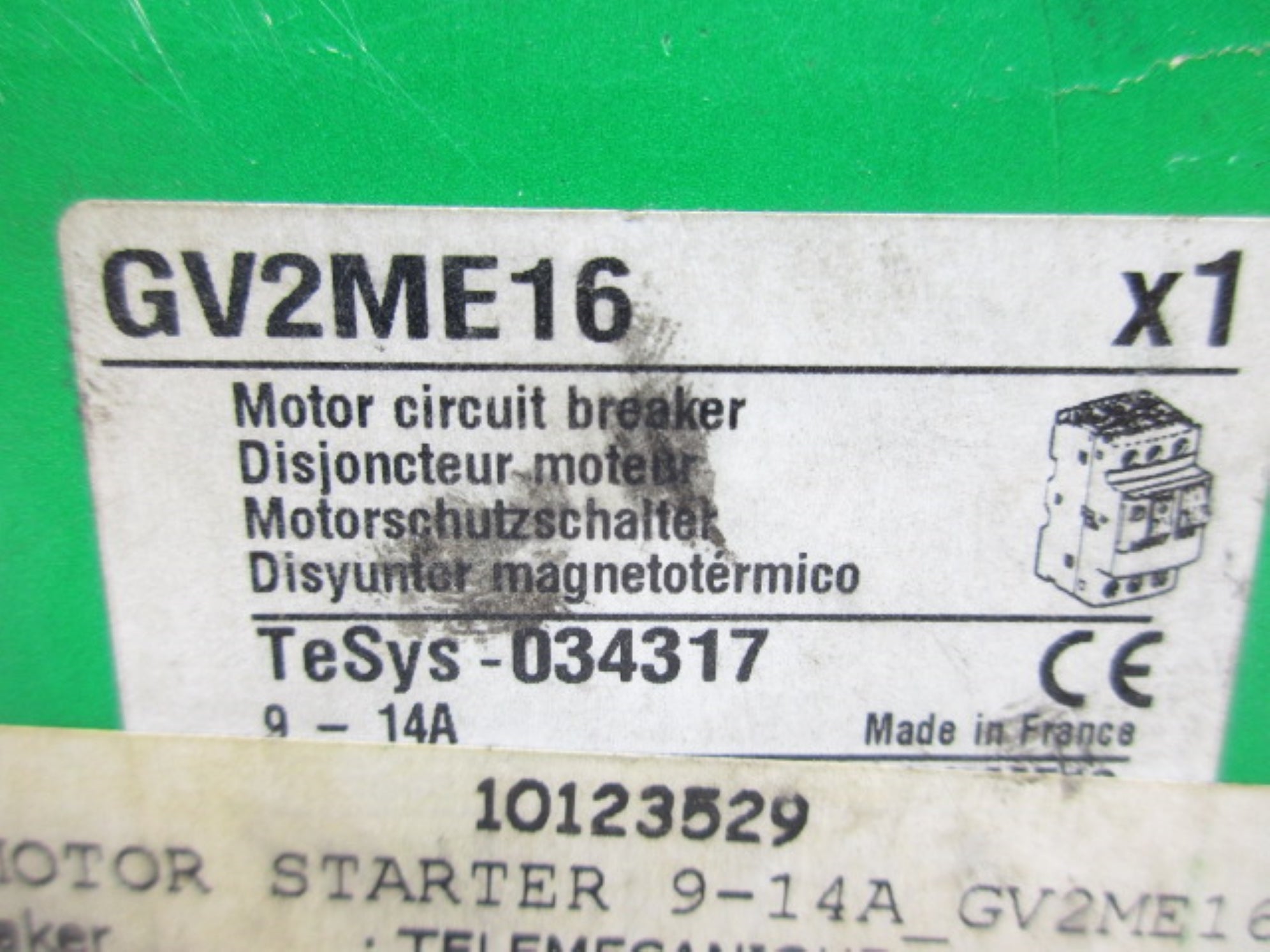 SCHNEIDER ELECTRIC GV2ME16  9-14A NSMP