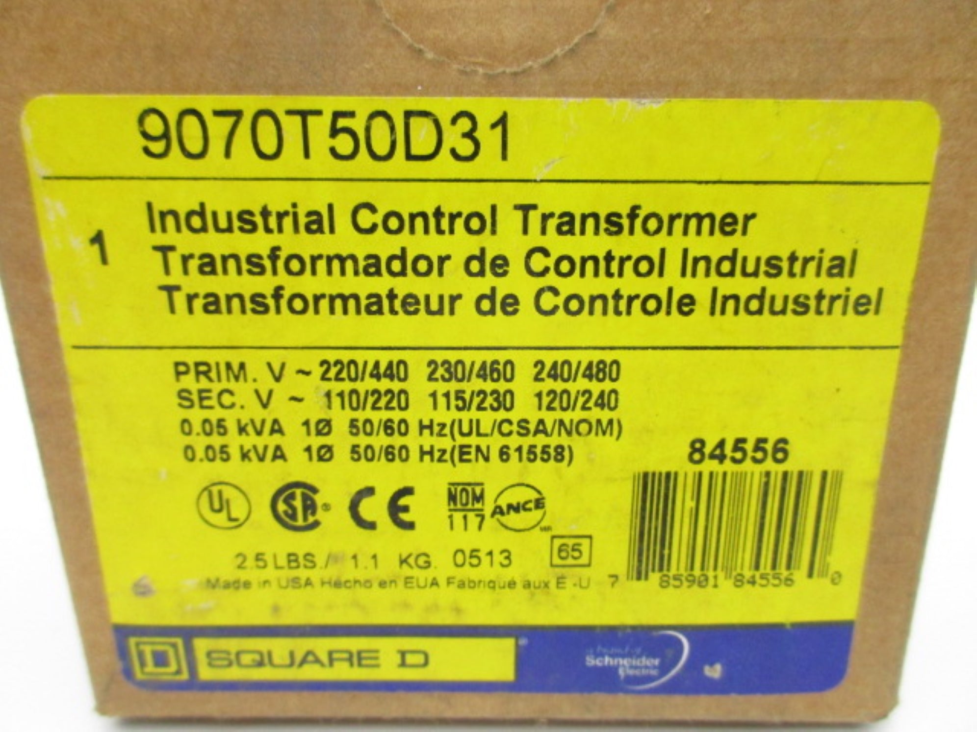 SQUARE D 9070T50D31 480V NSMP