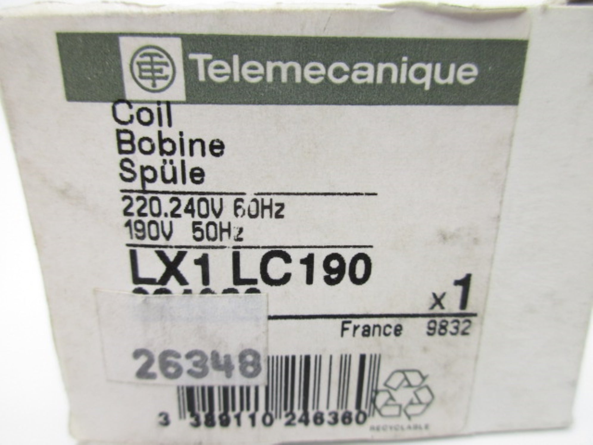 TELEMECANIQUE LX1LC190 NSMP