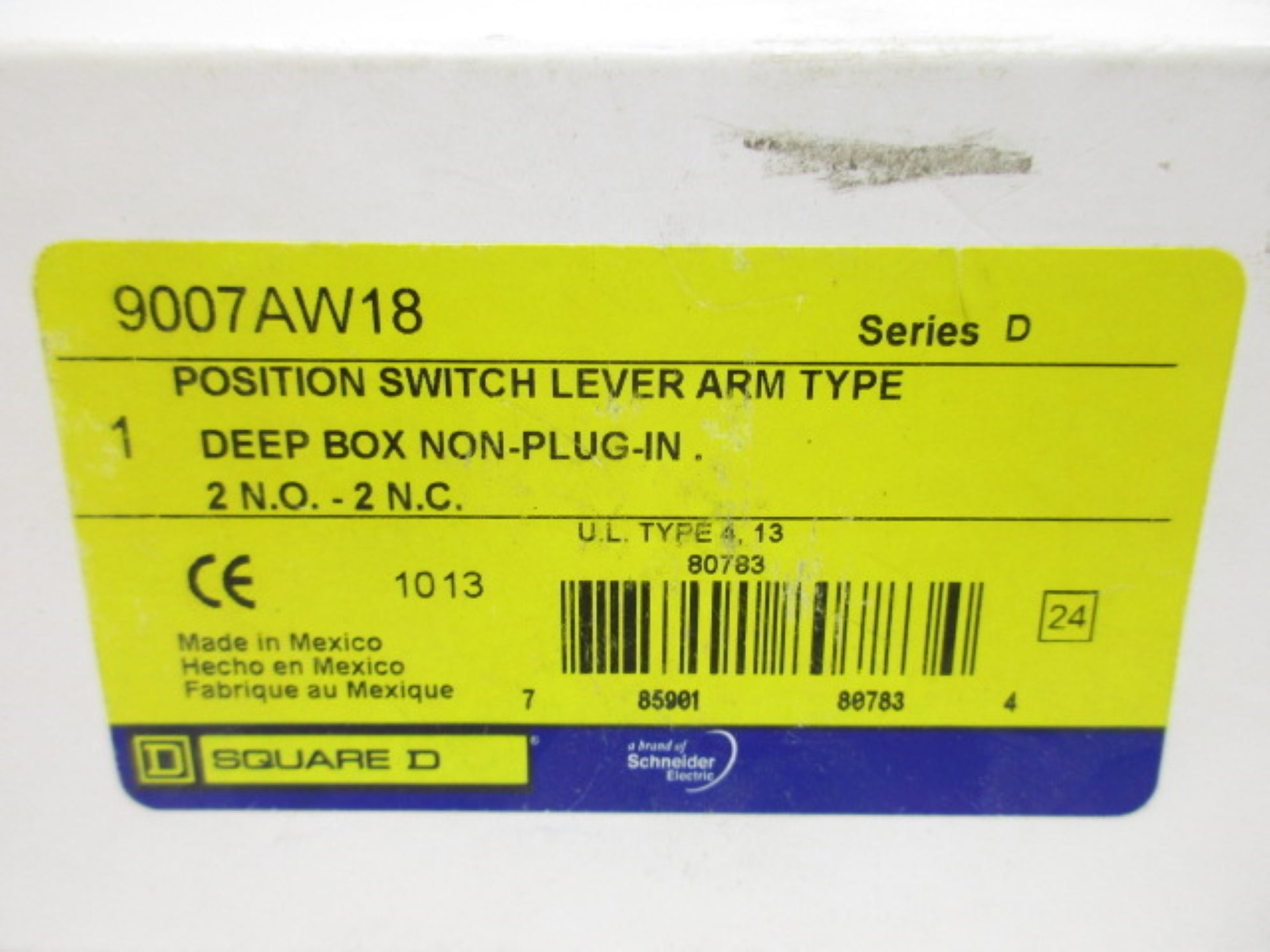 SQUARE D 9007AW18 SER. D NSMP