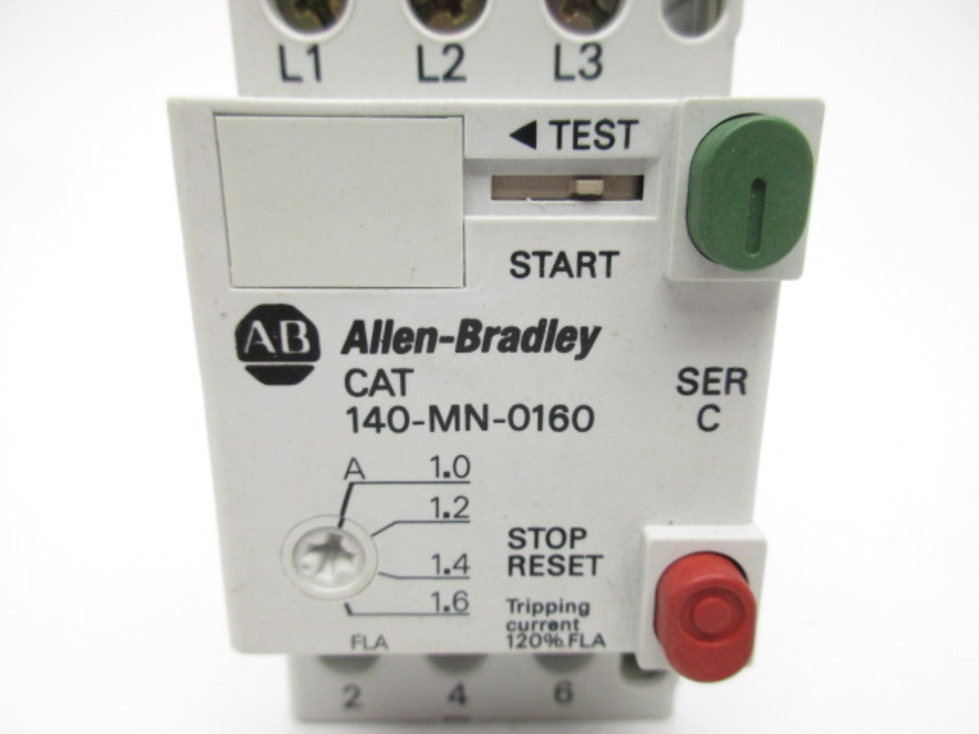 ALLEN BRADLEY 140-MN-0160 SER. C 1.0-1.6A 600V NSNP