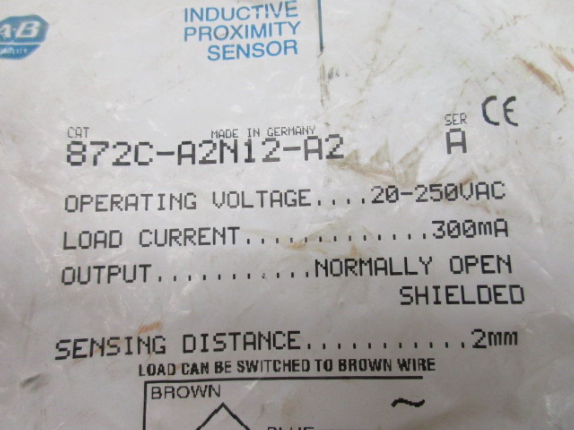 ALLEN BRADLEY 872C-A2N12-A2 SER. A NSMP