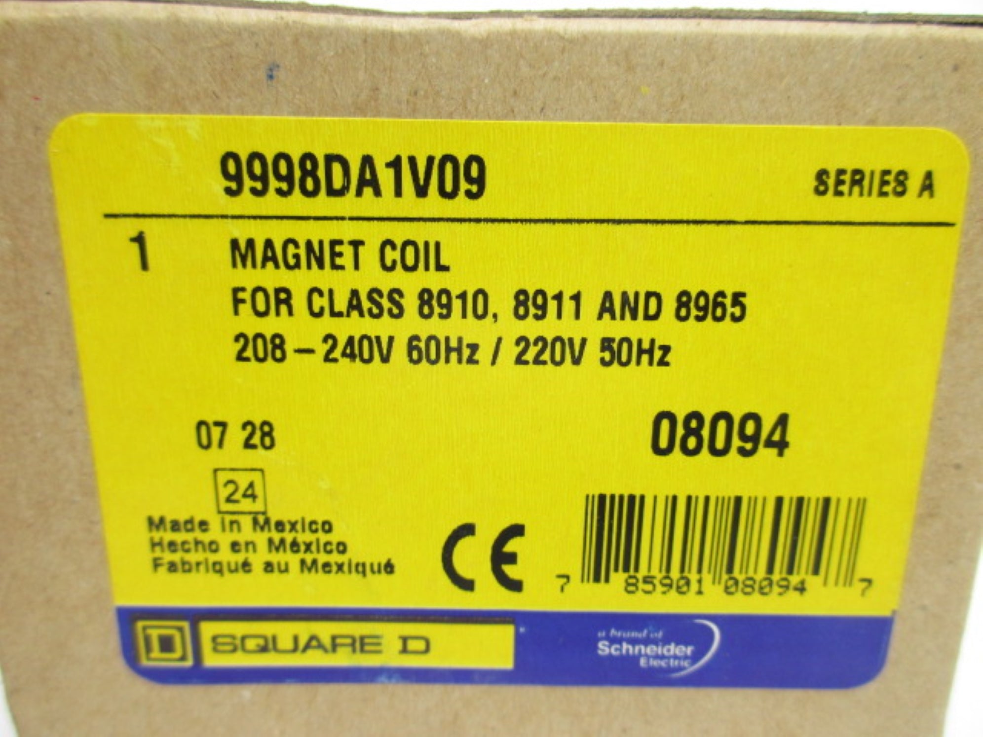SQUARE D 9998DA1V09 SER. A NSMP