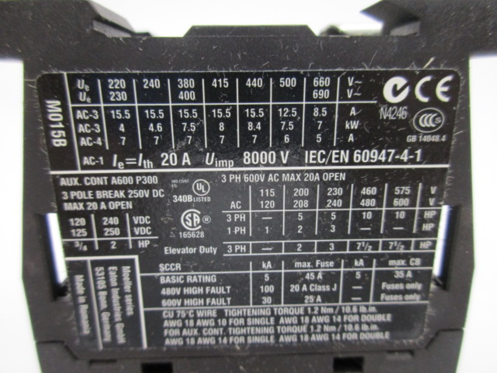 EATON DILM15-10 190/220V NSNP