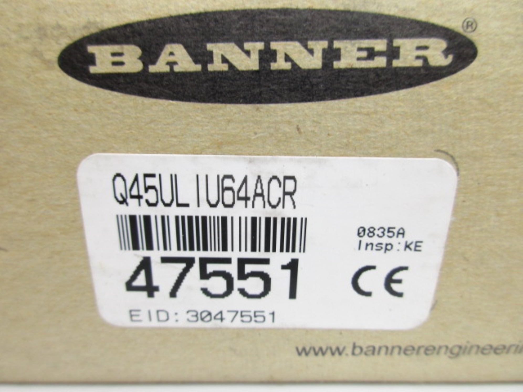 BANNER ENGINEERING Q45ULIU64ACR 47551 NSMP