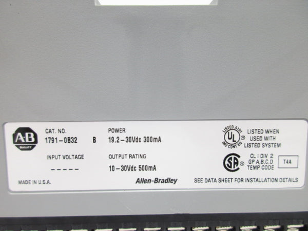 ALLEN BRADLEY 1791-0B32 SER. B NSNP