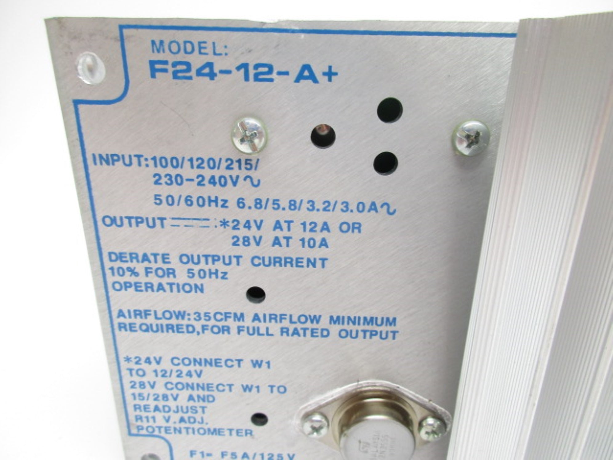 CONDOR F24-12-A+ 230-240V 6.8A NSMP