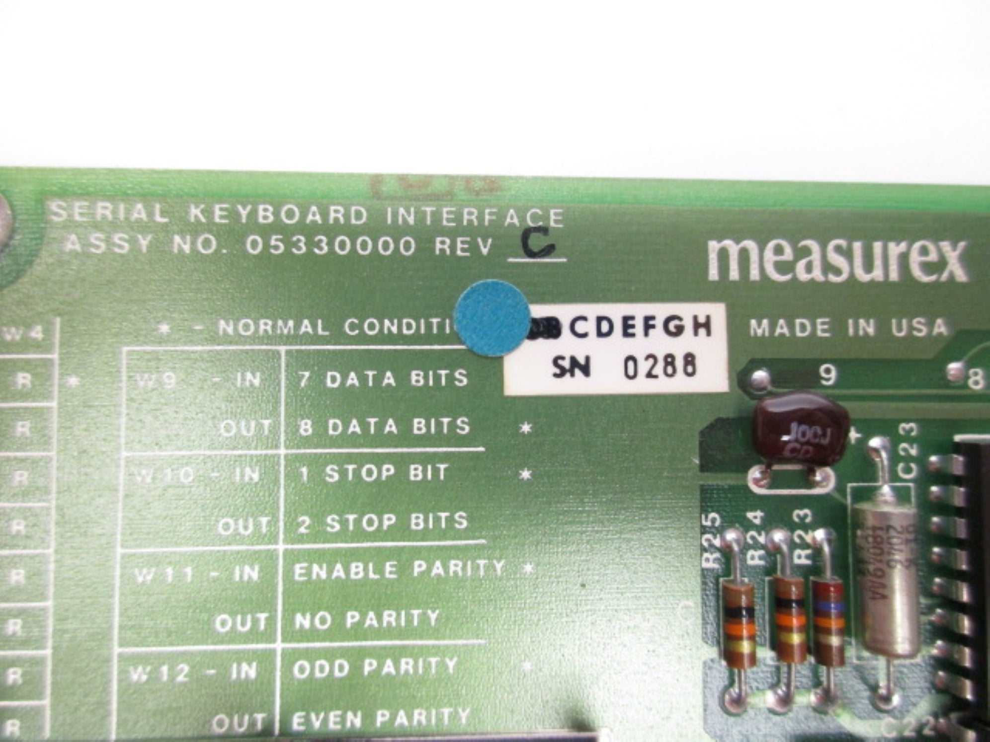 MEASUREX 05330000 REV. C NSNP