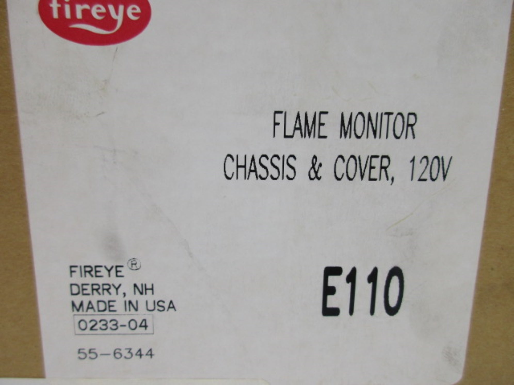 FIREYE E110 NSFS
